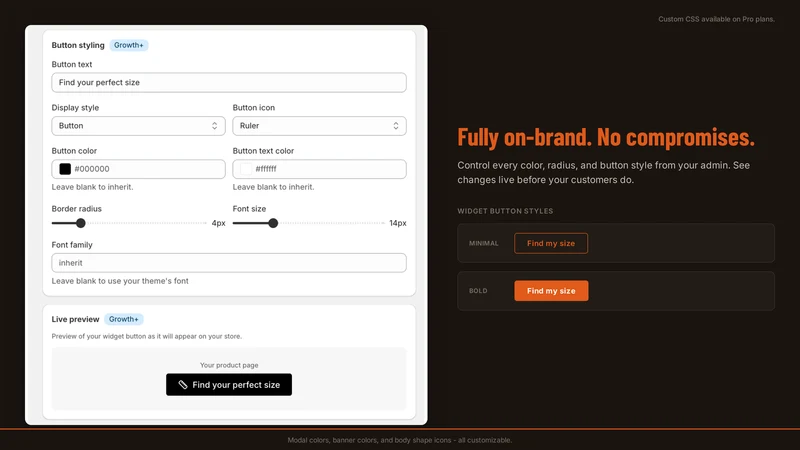 Shaypr AI Recommend Size Quiz
