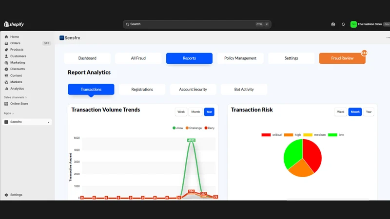 Sensfrx Fraud Prevention