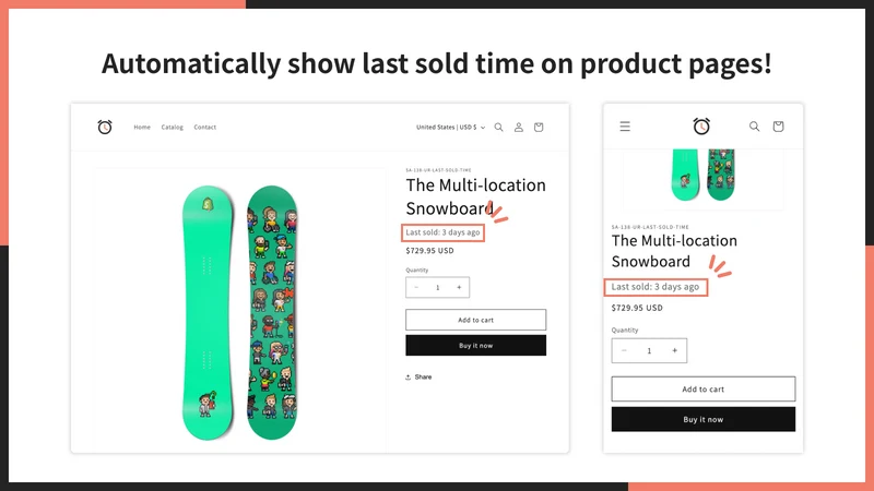 UR: Product Last Sold Label