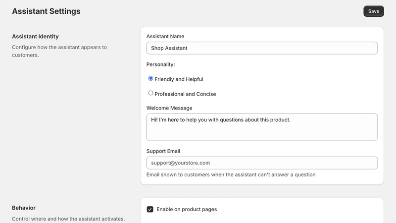 RMS Chat Assistant (AI)