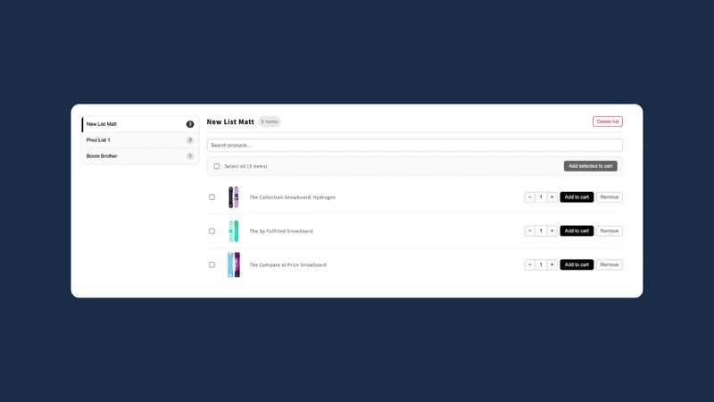 OrderLoop ‑ B2B Reorder Lists