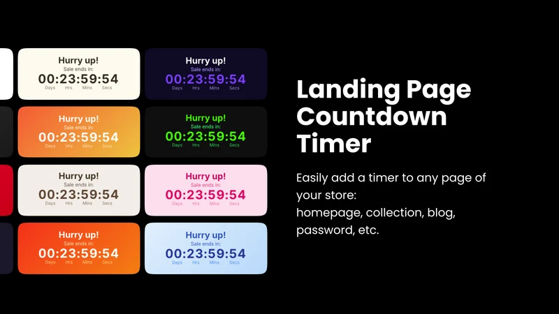 Pixels Countdown Timers