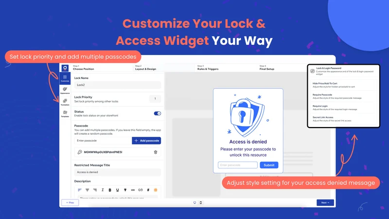 Password Protect & Login Lock