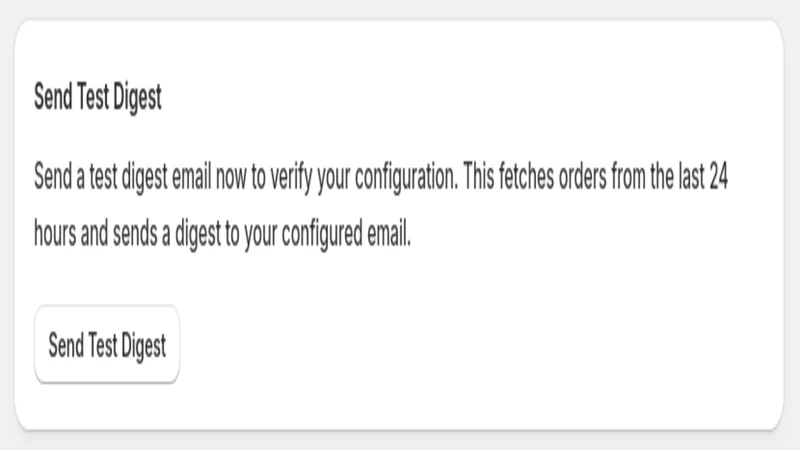 Order Export: CSV/Excel Email