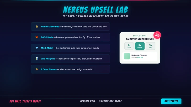 Nereus Upsell Lab