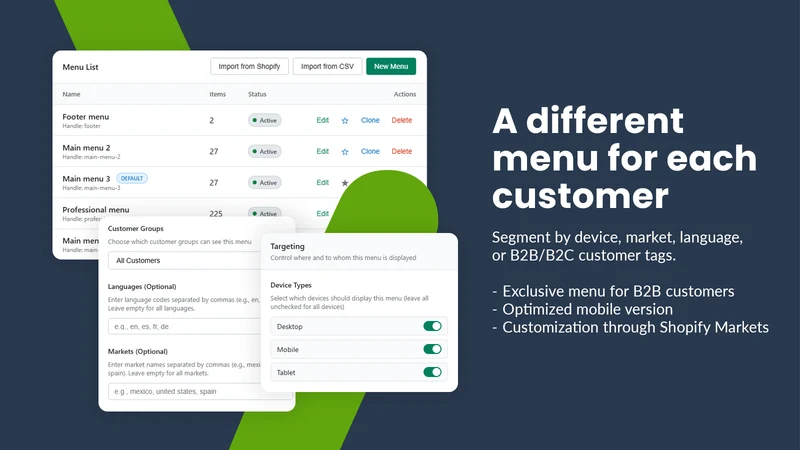 LG Mega Menu & Breadcrumbs