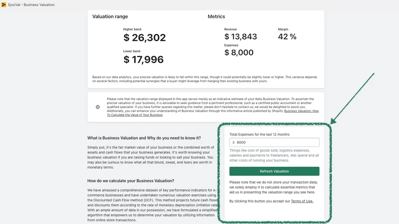 Mabya ‑ Business Valuation