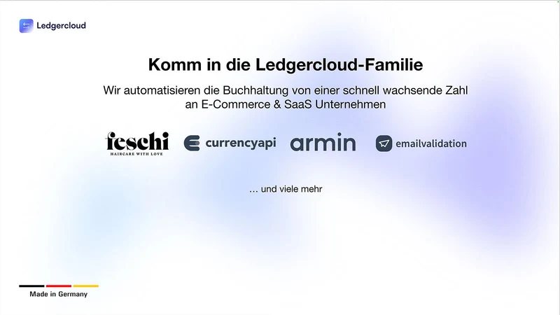 Ledgercloud: DATEV Buchhaltung