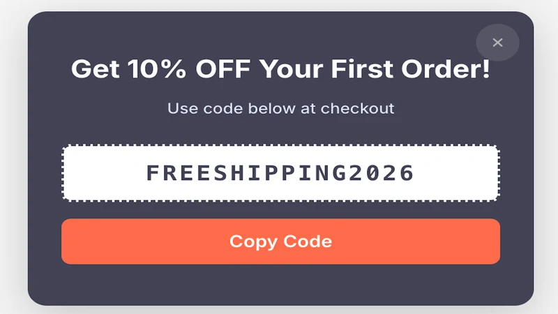 Hoffman Coupon Popup
