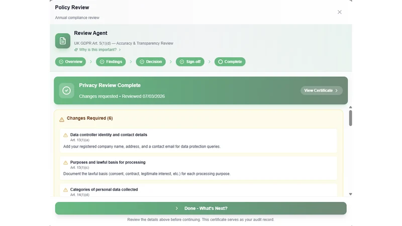 GuardianStack – UK GDPR Audit