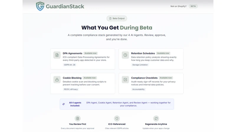 GuardianStack – UK GDPR Audit