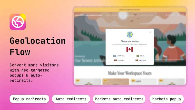 Geolocation Flow & Redirects