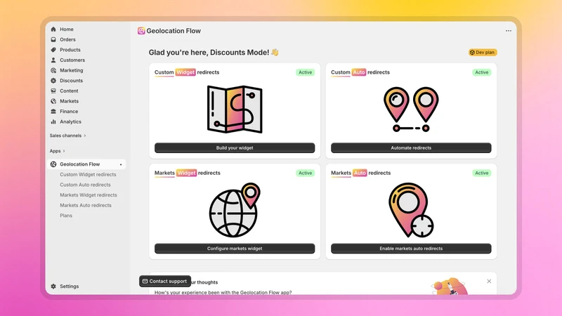 Geolocation Flow & Redirects
