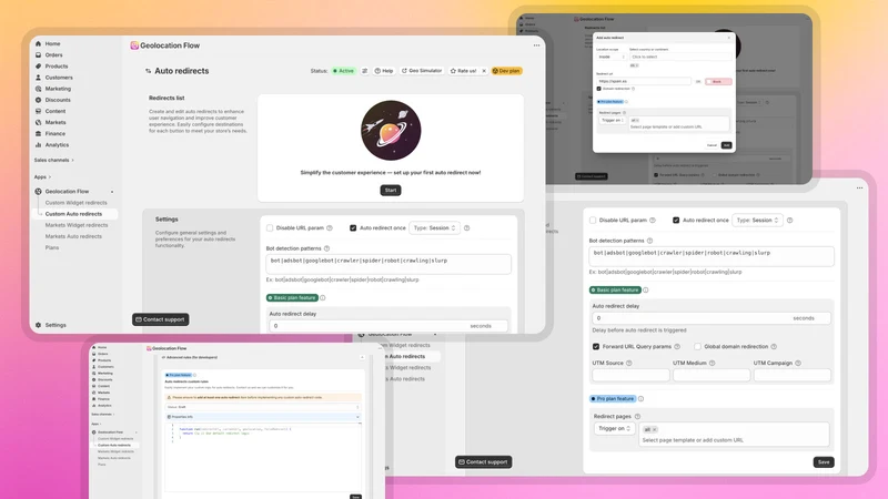 Geolocation Flow & Redirects