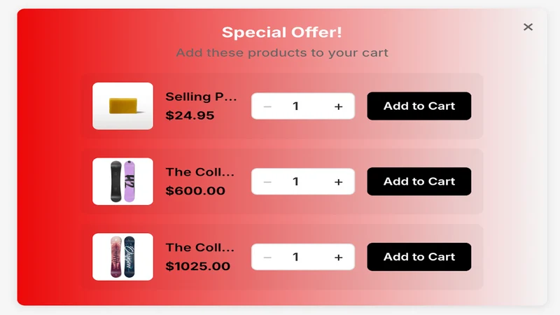 Gale Add To Cart Bar