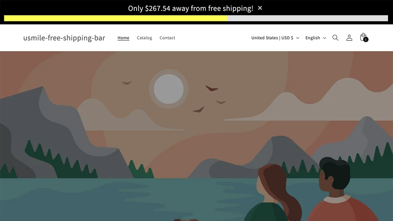 Easy! Free Shipping Bar