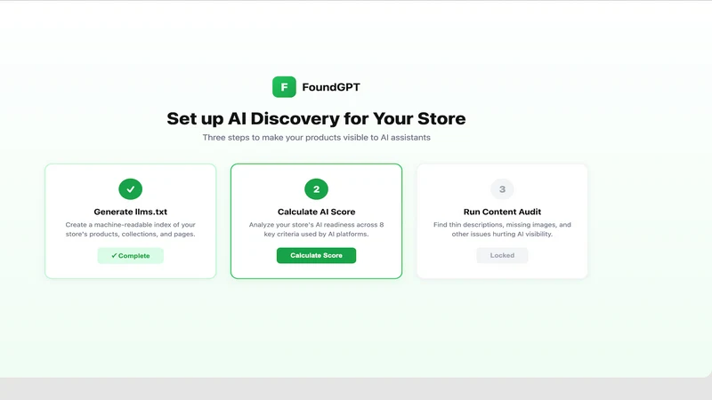 FoundGPT: AI Visibility & AEO