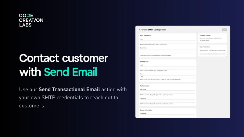 Workflow Transactional Email