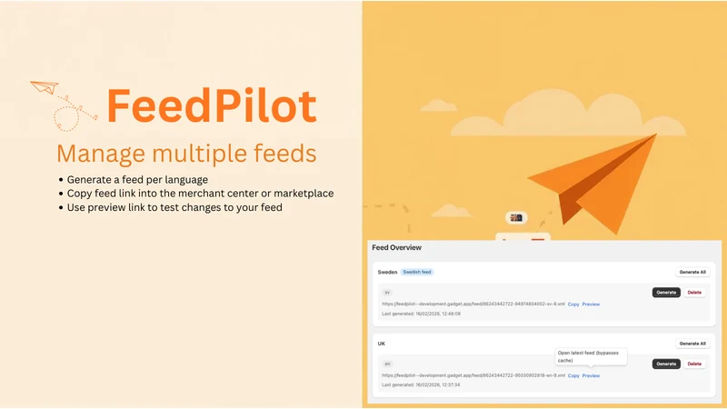 FeedPilot: Multi‑Market Feeds