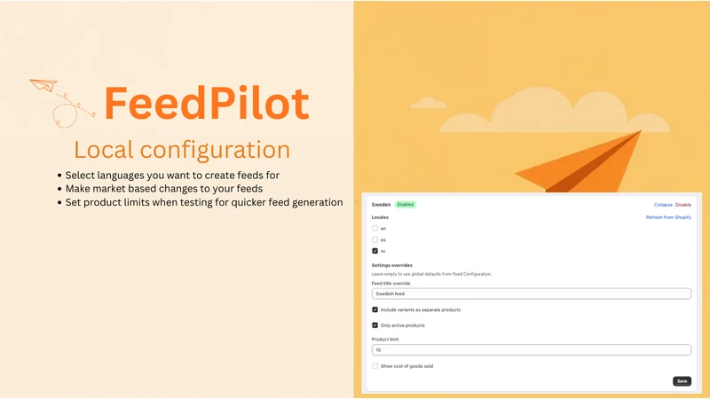 FeedPilot: Multi‑Market Feeds