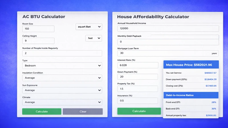 F2 Real Estate Calculators
