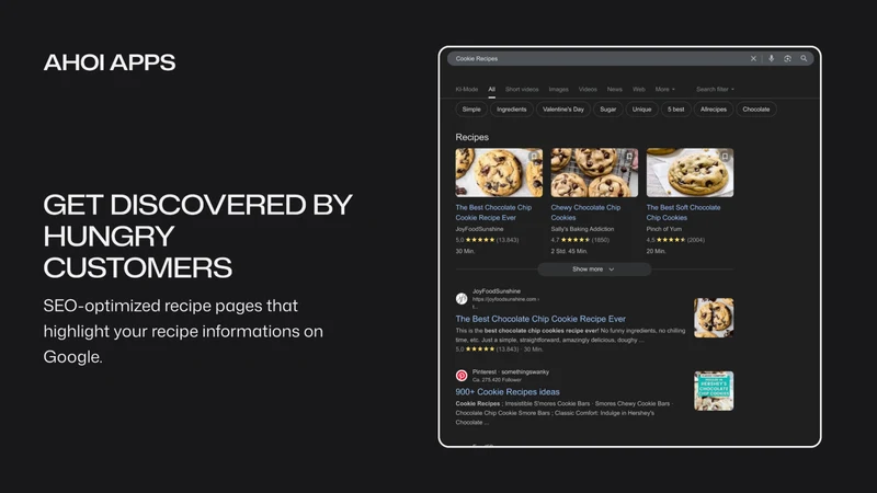 Ahoi Apps ‑ Easy Recipe Pages