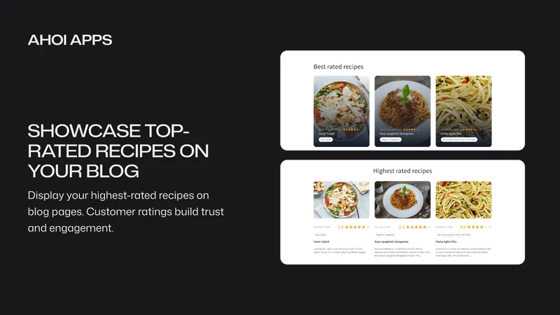 Ahoi Apps ‑ Easy Recipe Pages