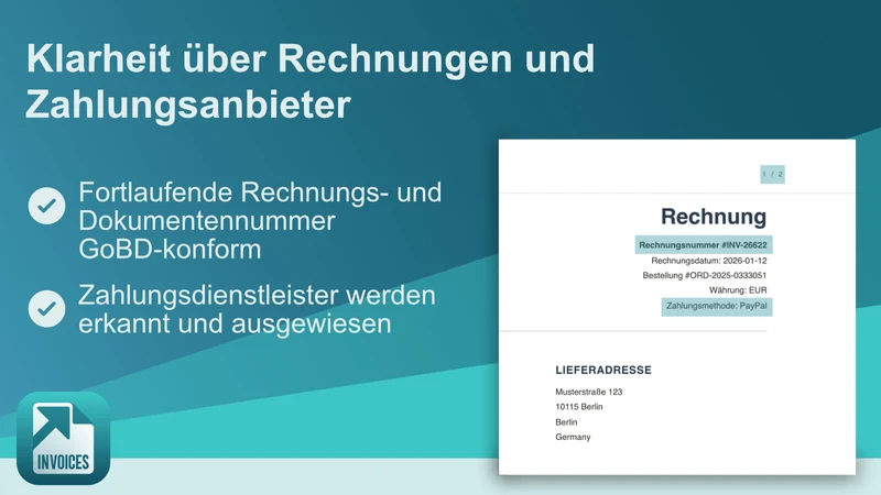 Easy Invoices: GoBD Billing
