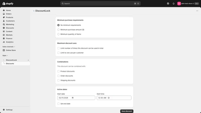 DiscountLock ‑ Protect Profit