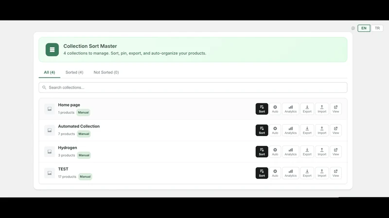 Sortmax ‑ Collection Sorting