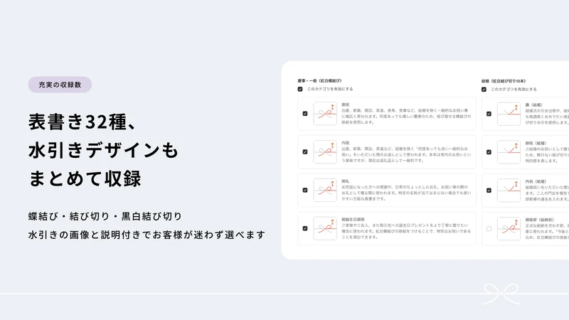 cocoron ギフト｜熨斗もラッピングもこれ1つで