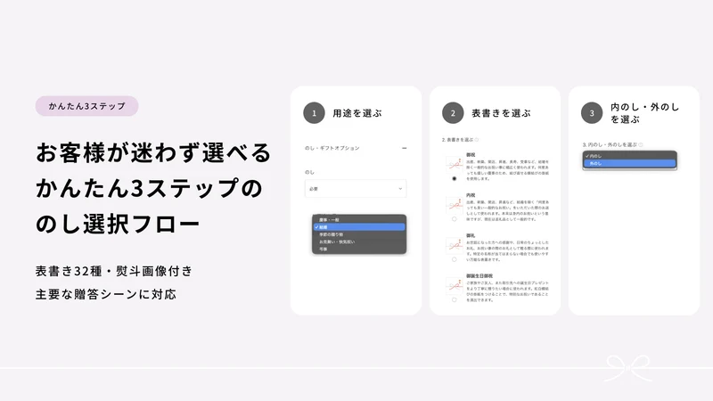 cocoron ギフト｜熨斗もラッピングもこれ1つで