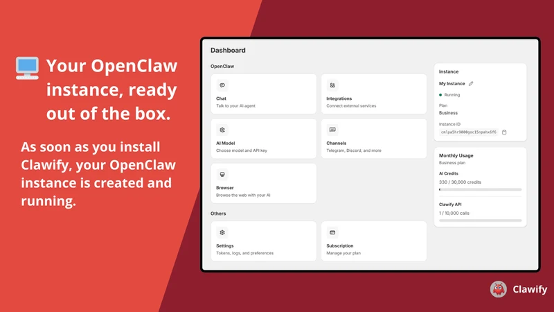 Clawify: AI Assistant