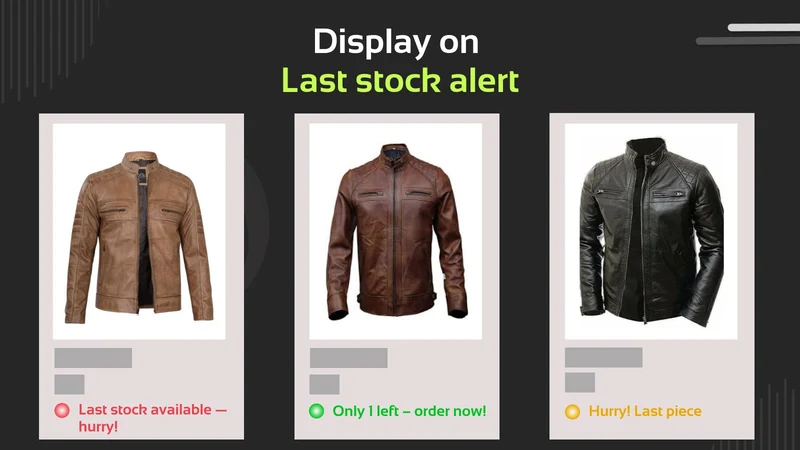 CI Low Stock Counter