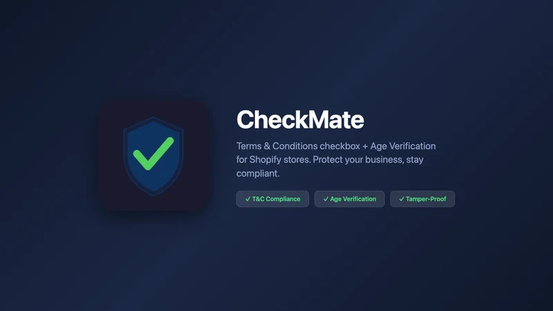 CheckMate Terms and Conditions
