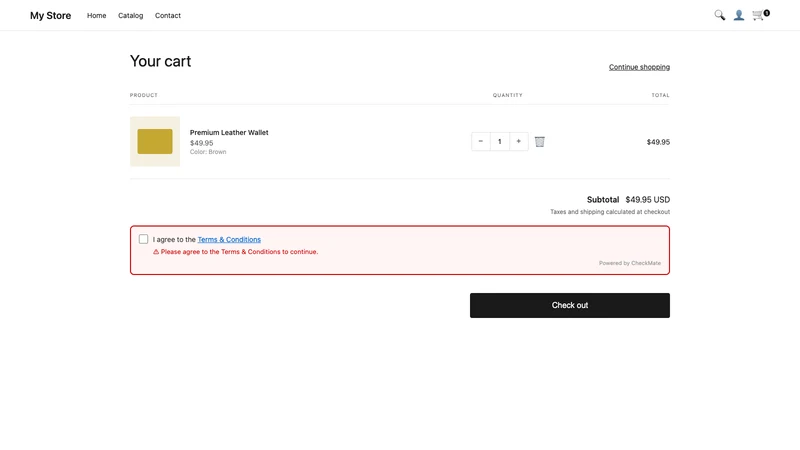 CheckMate Terms and Conditions