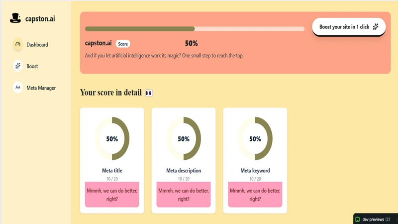 Capston AI GEO SEO Optimizer