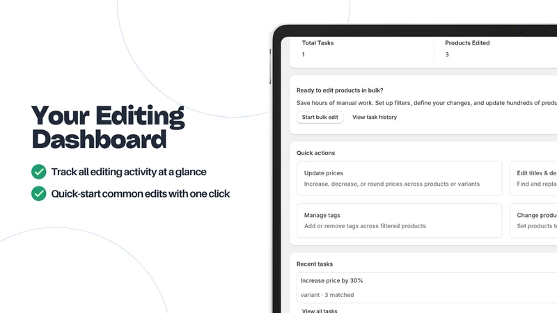 Edify ‑ Bulk Product Editor