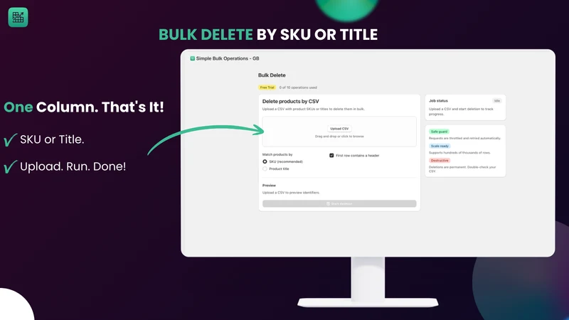 Simple Bulk Operations ‑ GB