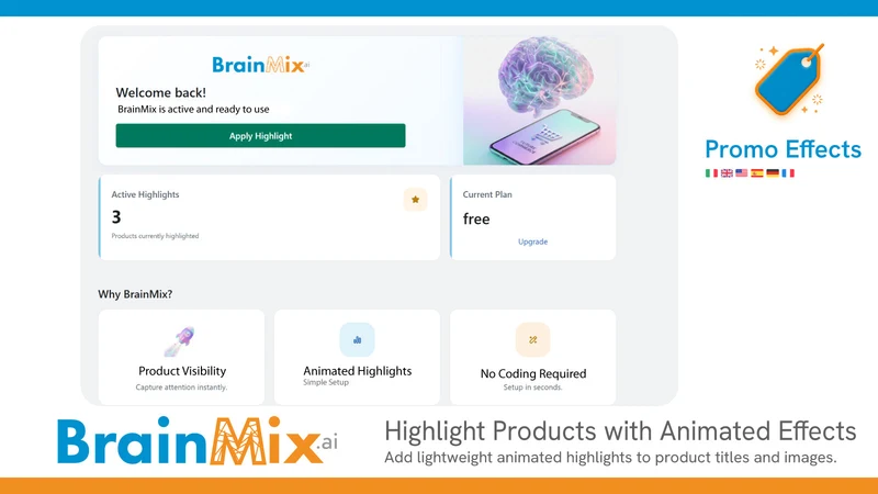 BrainMix Promo Effects