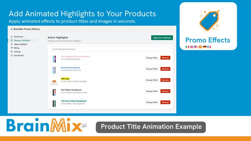 BrainMix Promo Effects