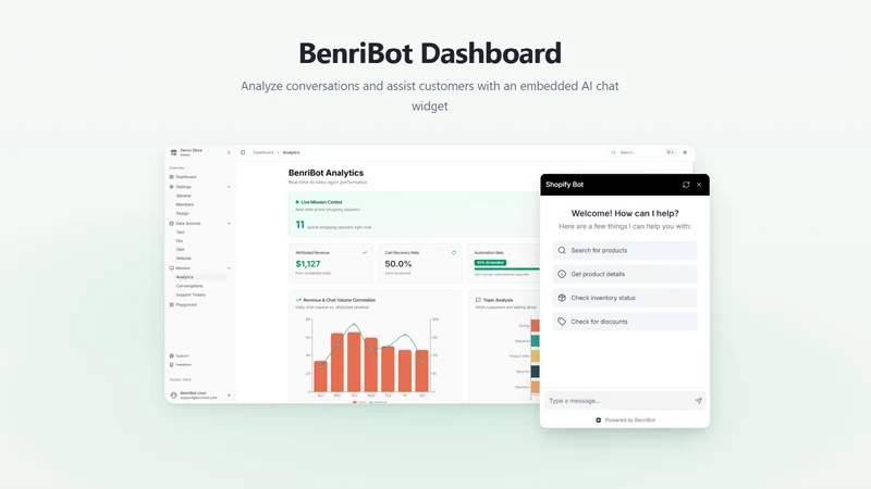 BenriBot – AI Support Assistan
