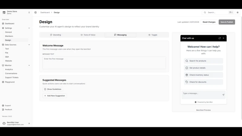 BenriBot – AI Support Assistan