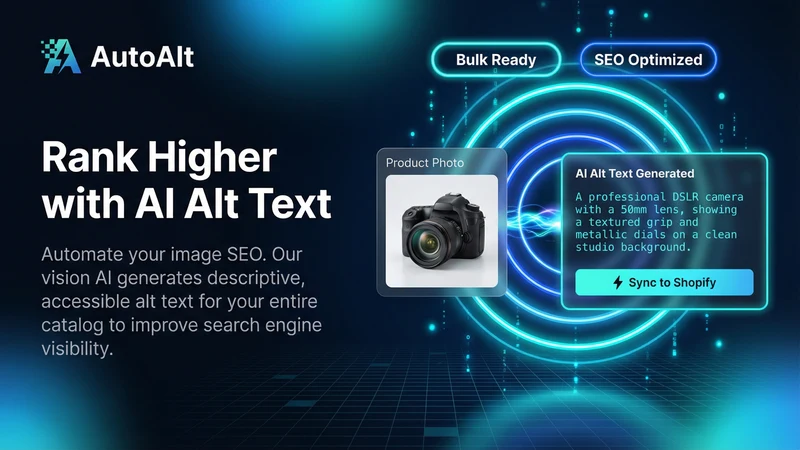 AutoAlt ‑ AI Alt Text