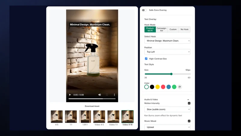 AsterBeam ‑ AI Ad Creatives