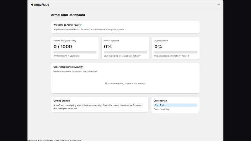 ArmoFraud ‑ AI Fraud Detection