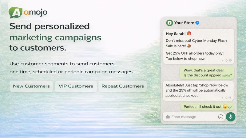 Amojo: Automation for WhatsApp