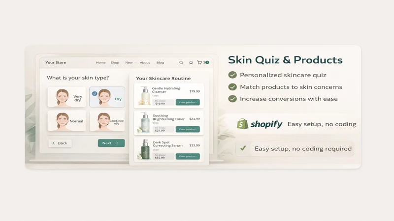 Skin Quiz & Products