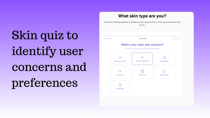 Skin Quiz & Products