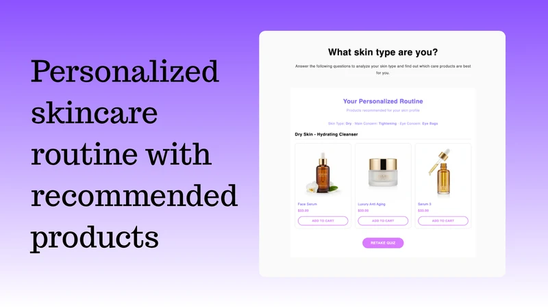 Skin Quiz & Products